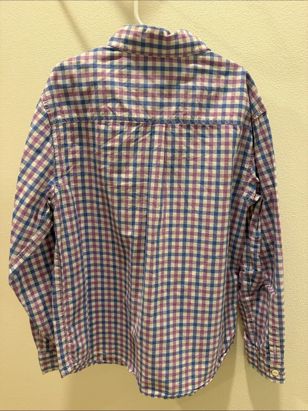 Gymboree Boys' Button-Down Plaid Shirt in Blue & Purple